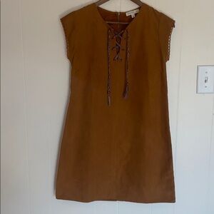 Love, Fire Brown Suede Dress size Medium